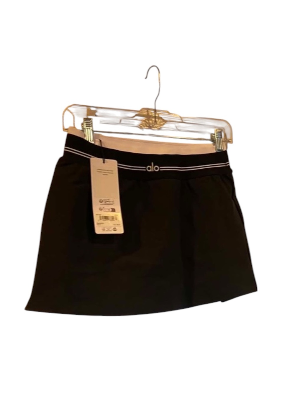 NWT Alo Yoga Airbrush Better Together Set BLACK/WHITE Size: Small - Picture 4 of 6